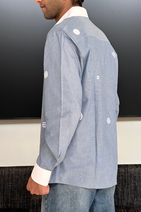 DENIM MOON MEN'S FULL SLEEVE SHIRT