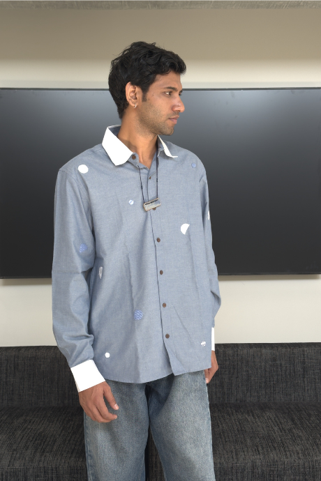 DENIM MOON MEN'S FULL SLEEVE SHIRT