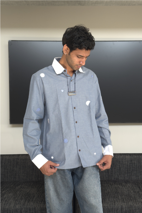 DENIM MOON MEN'S FULL SLEEVE SHIRT