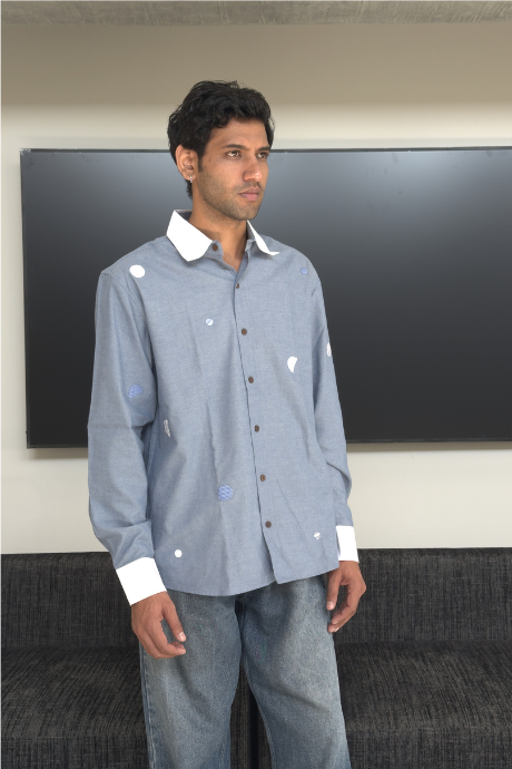 DENIM MOON MEN'S FULL SLEEVE SHIRT