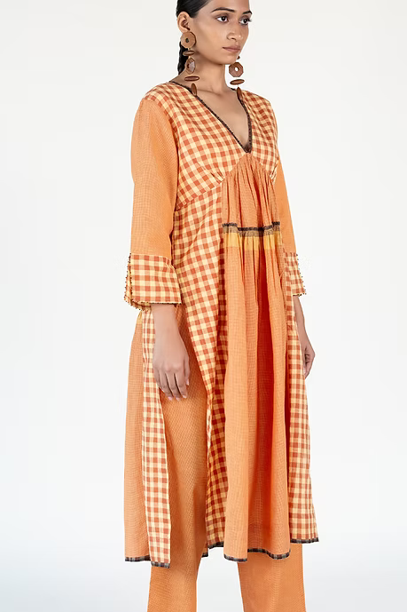 WOVEN SUNSET AAINA TOP AND PANT COORD SET