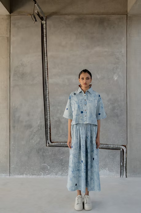 Indigo Marble Co-ord