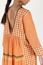 WOVEN SUNSET AAINA TOP AND PANT COORD SET