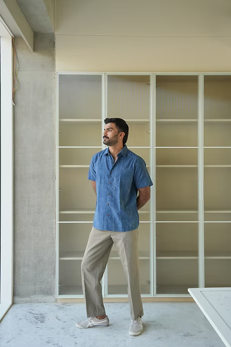 ZIG ZAG MEN’S HALF SLEEVE SHIRT