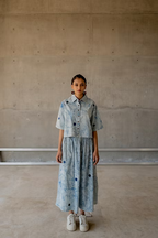 Indigo Marble Co-ord