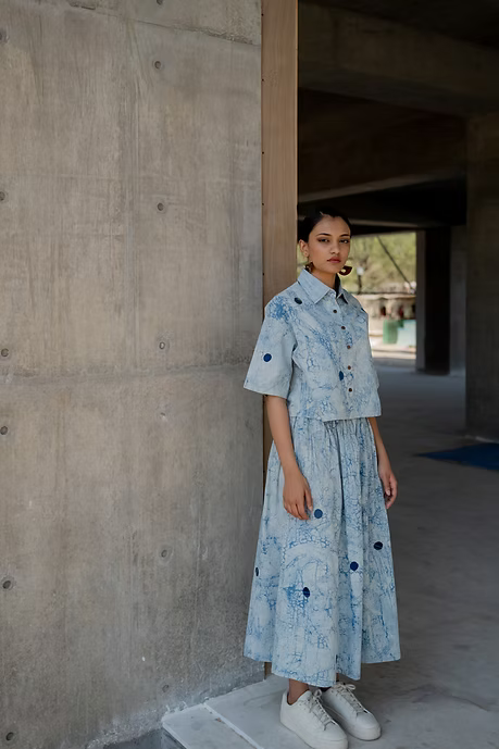 Indigo Marble Co-ord