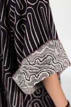 BNW WAVES COWL DRESS