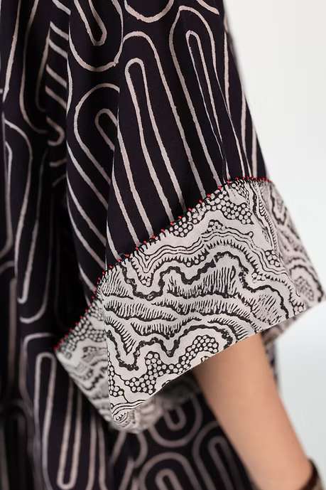 BNW WAVES COWL DRESS