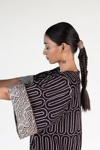 BNW WAVES COWL DRESS