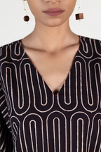 BNW WAVES COWL DRESS