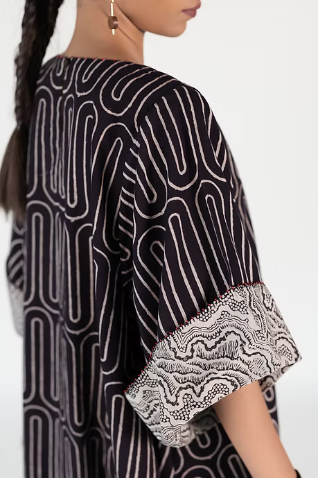 BNW WAVES COWL DRESS