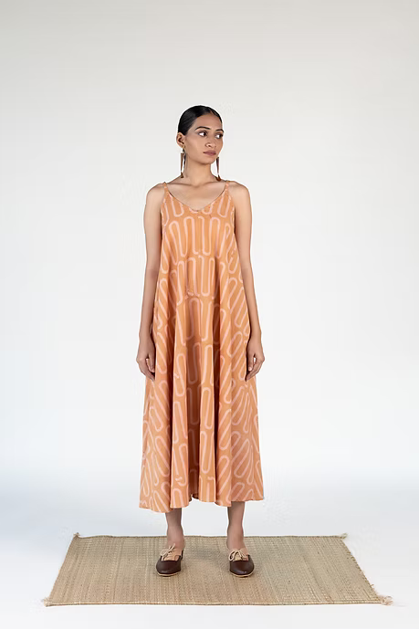 WAVES SLIP DRESS