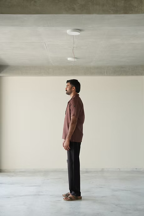 COFFEE NOTCH COLLAR MEN’S SHIRT