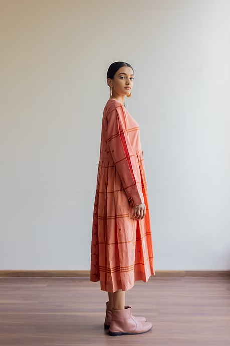 Maya Jaal Half and Half Dress