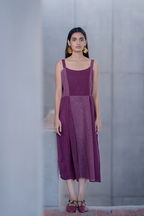 Burgundy Strappy Dress