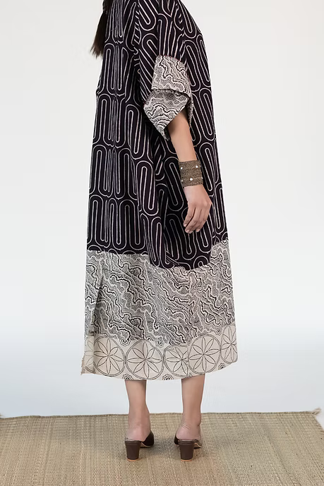 BNW WAVES COWL DRESS