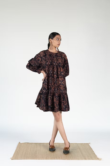 LOTUS AERO PINTUCK SHORT DRESS