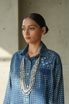 STARS INDIGO WOMEN’S CONVERTIBLE SHIRT