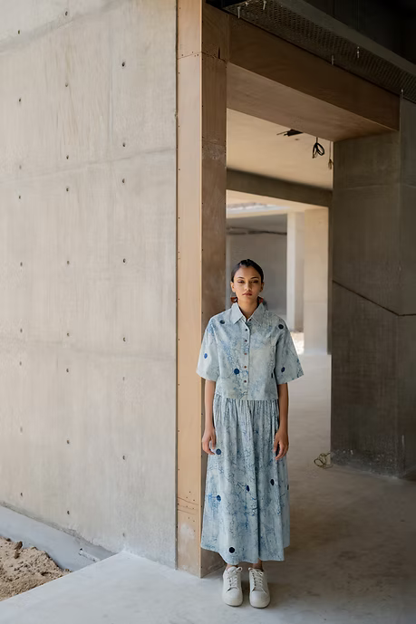 Indigo Marble Co-ord