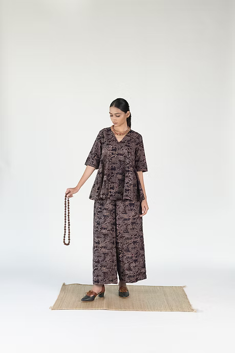 KALA COTTON BLACK AERO PALAZZO