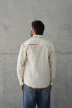 IVORY FULL SLEEVE CONVERTIBLE MEN’S SHIRT