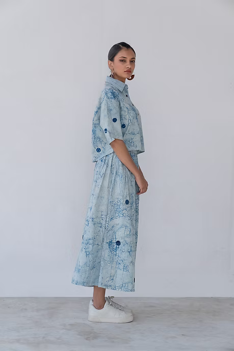 Indigo Marble Co-ord