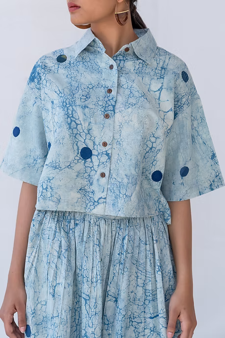 Indigo Marble Co-ord