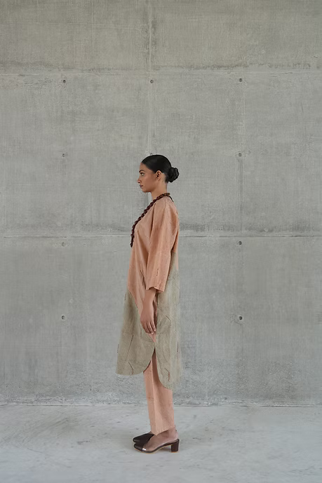 BIAS RED BLACK PINSTRIPE RAYA SET