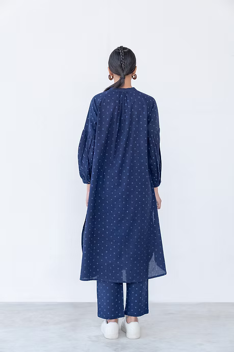 Indigo Polka Co-ord
