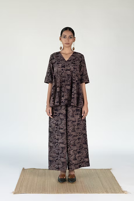 KALA COTTON BLACK AERO PALAZZO