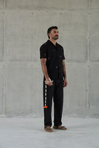 MIDNIGHT MEN’S NOTCH COLLAR SHIRT