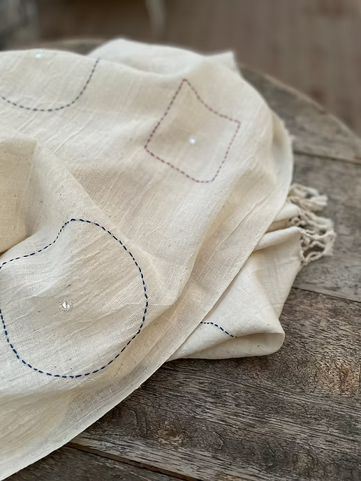Aakar Kala Cotton Stole