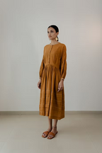 Ochre Kimono Dress