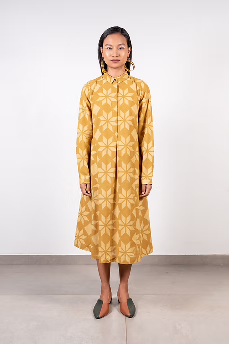 Mustard Taara Dress
