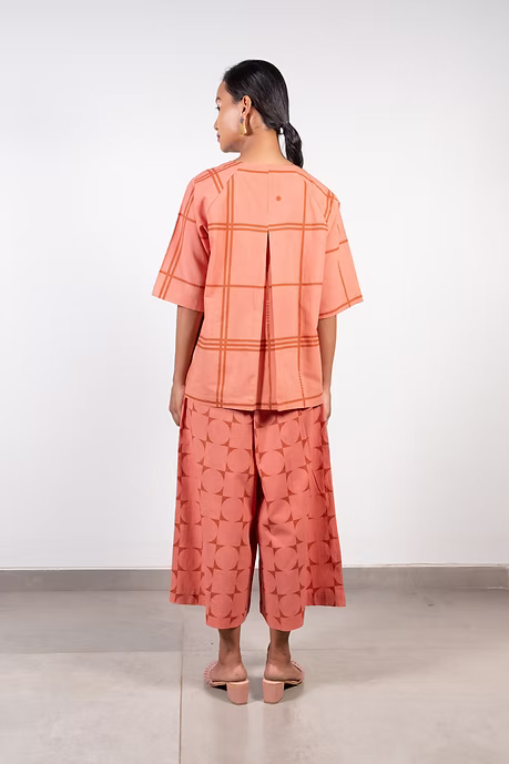 Maya Jaal Raglan Top & Culotte Set