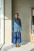 STARS INDIGO WOMEN’S CONVERTIBLE SHIRT