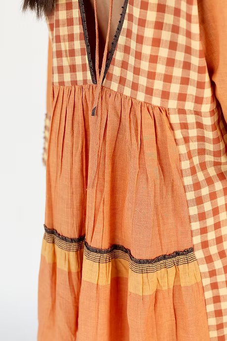WOVEN SUNSET AAINA TOP AND PANT COORD SET