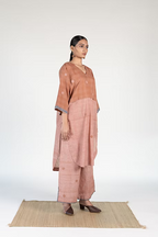 WOVEN OLD ROSE RAYA COORD SET