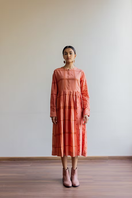 Maya Jaal Half and Half Dress