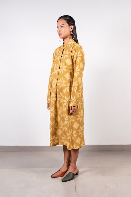 Mustard Taara Dress