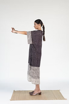 BNW WAVES COWL DRESS