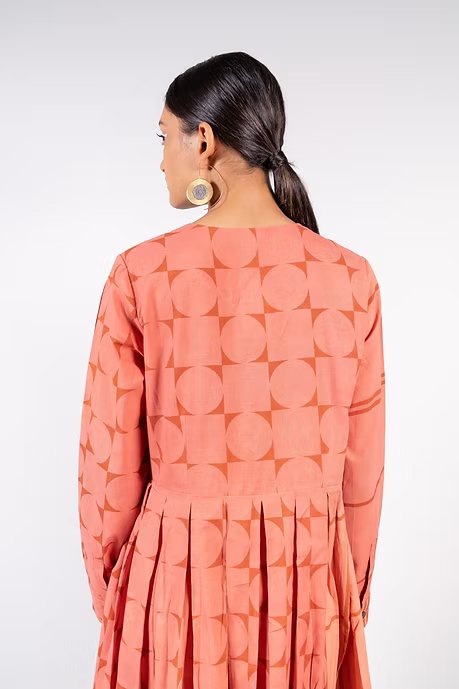 Maya Jaal Half and Half Dress