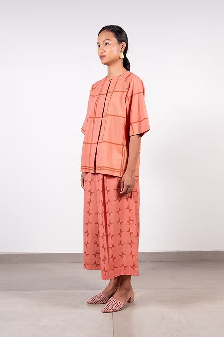 Maya Jaal Raglan Top & Culotte Set