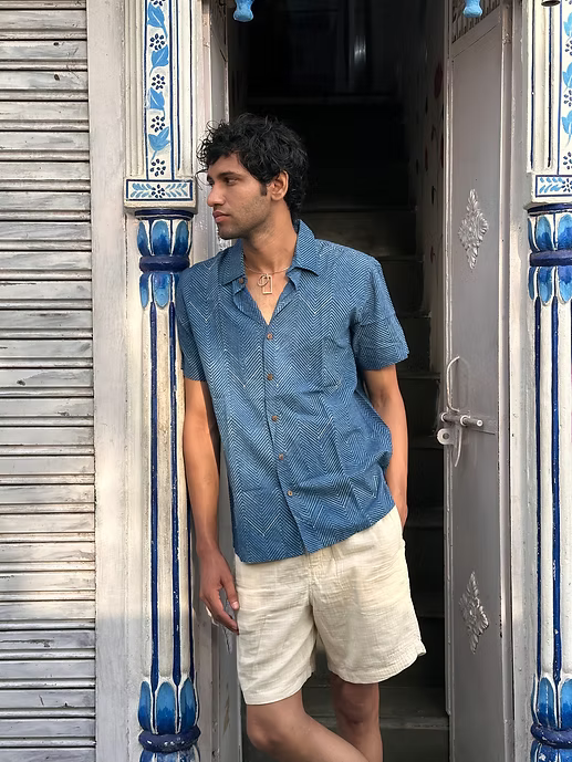 ZIG ZAG MEN’S HALF SLEEVE SHIRT