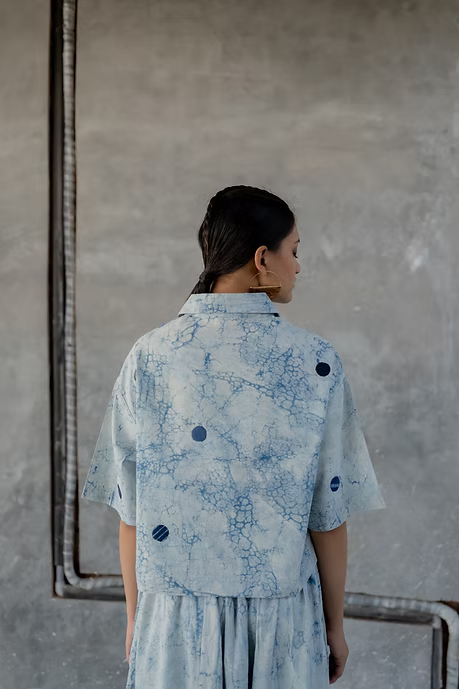 Indigo Marble Co-ord